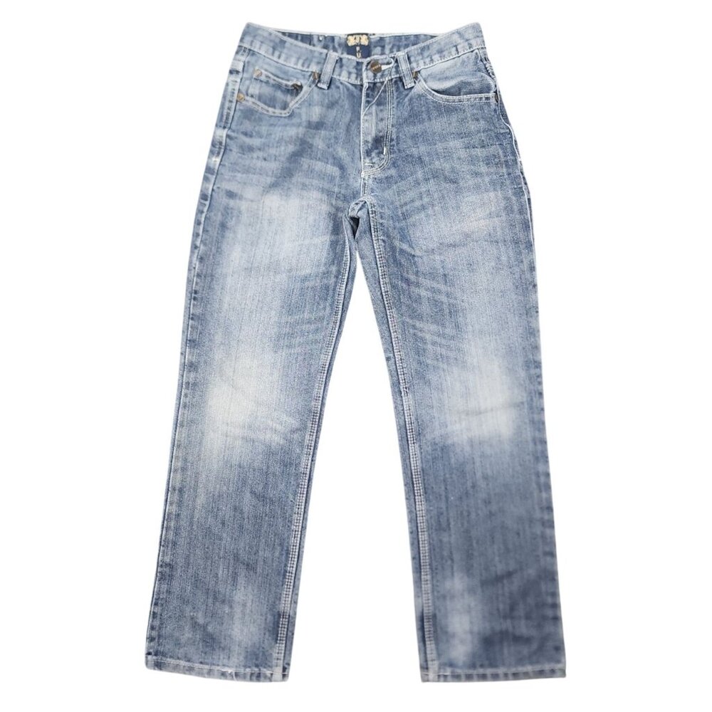 Boy's FUSAI Jeans Y2K? Size 14 Loose Fit 100% Cotton Comfy Fit Youth Pants Denim